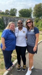 Kim Cerny, Tameika Wiley from the Liberty City Optimist Club and Samantha Patterson.