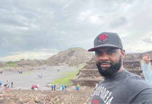 Wayne exploring the pyramids in Mexico City