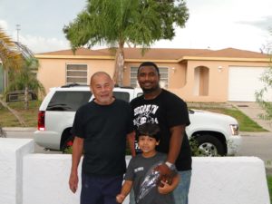 Kurt and his son with his late grandfather.